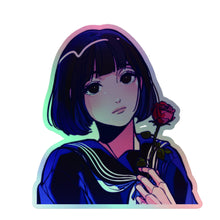 Rose Girl Holographic stickers